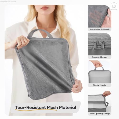 9 11 Set Compression Packing Cubes for Travel Essentials (9 Count)