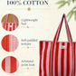 100% Cotton Quilted Tote Bag For Women