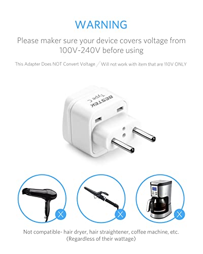 European Travel Plug (3 Count)