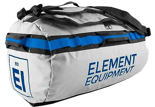 Trailhead Duffel Bag Shoulder Straps Waterproof Light Grey