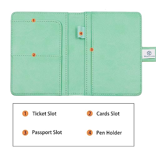 Premium Leather Passport Holder Covers Case