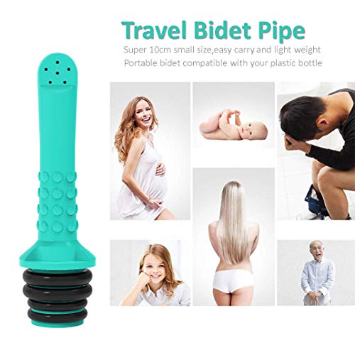 3PCS Pack Backpacking Bidet for Camping Portable Bidet Pipe for Toilet (3 Count)