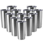 20oz Tumblers Stainless Steel Mugs with Lid Double Wall Vacuum Insulated Coffee Cups for Cold & Hot Drinks (12 Count)