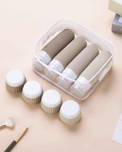 Travel Bottles for Toiletries 8 Pack (8 Count)