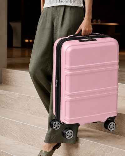 Carry On Luggage 22x14x9 Airline Approved with Spinner Wheels