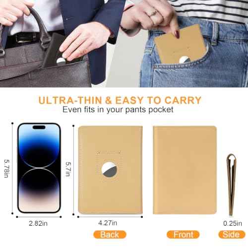 Full Grain Leather Passport Holder Cover for Men and Women Travel