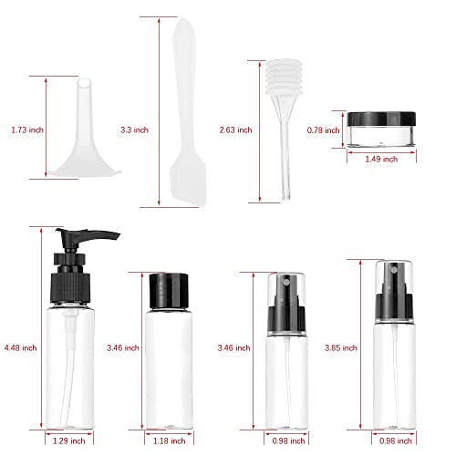 11 PCS Travel Bottles Kit (11 Count)