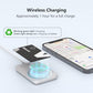 Apple MFi Certified] ATUVOS Rechargeable Wallet Card (2 Count)