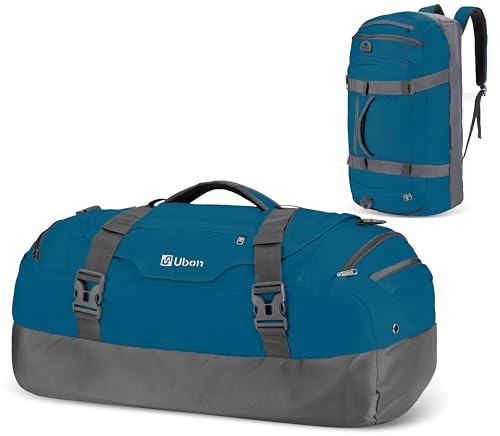Sports Gym Duffel Backpack Large Weekender Bag Dark Teal 55L