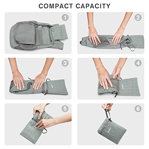 10L 15L Hiking Backpack Lightweight Packable Hiking Daypack Small Travel Outdoor Foldable Shoulder Bag