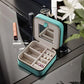 Travel Jewelry Organizer Boxes for Women Small Portable Necklace Earrings Bracelet Rings Travel Case Best Friend Birthday Gifts for Women Trendy