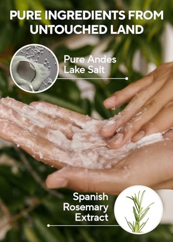 Rosemary Salt Scrub Shampoo (10.5 Fl Oz)