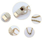 Blinged Rhinestone Whistle for Coaches with Metal Chain