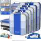 10 Set Compression Packing Cubes for Travel Essentials (10 Count)