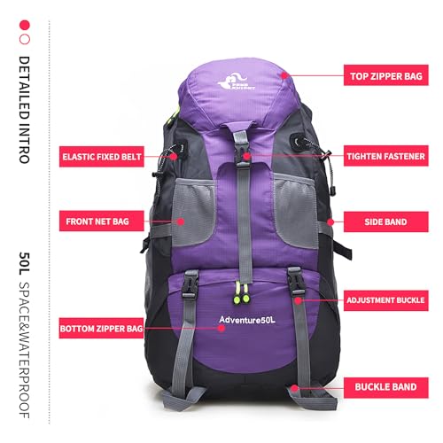 50L Hiking Backpack