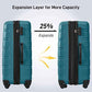 Luggage set 13 Piece 16 20 24 28 IN Hardside Suitcase with Bags