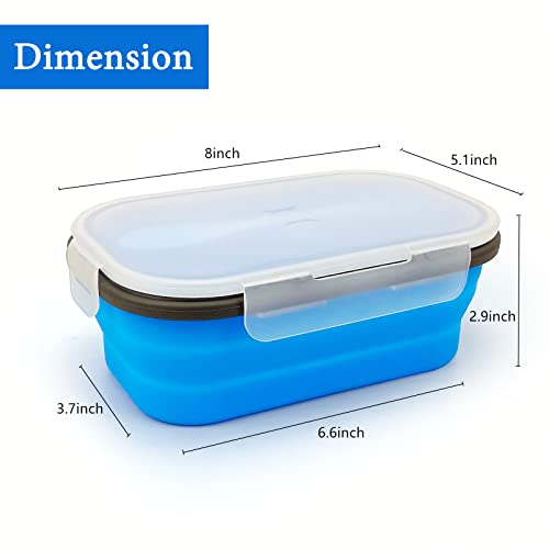 Collapsible Lunch Box Containers