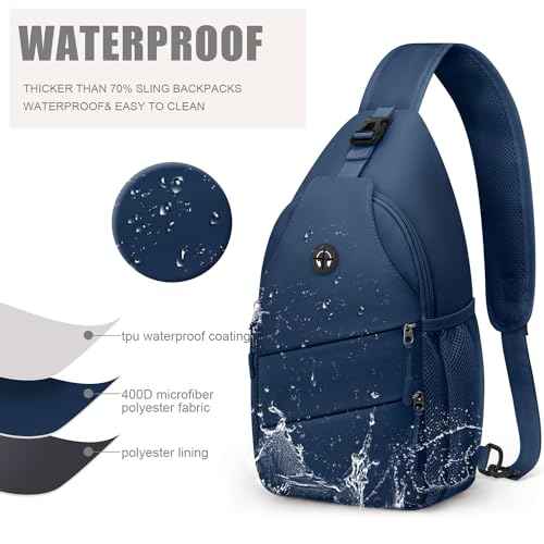 Crossbody Bags for Women Men Trendy Sling Bag Backpack Chest Bag