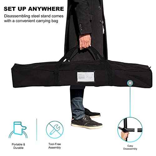 Double Hammock with Stand Included 450lb Capacity Steel Stand