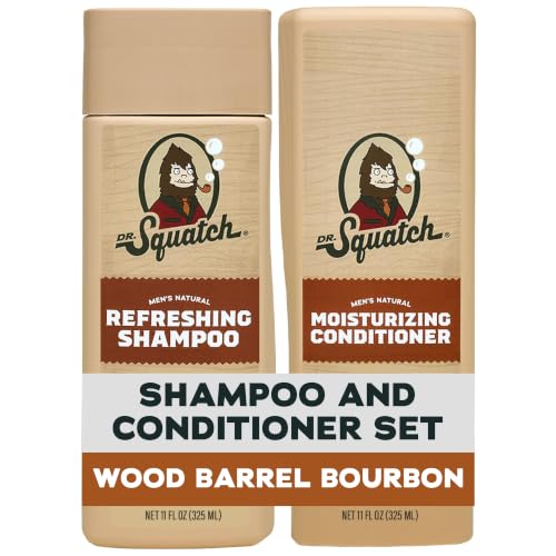 Men's Natural Shampoo and Conditioner Set (22 Fl Oz)