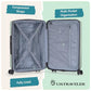 Boren Expandable Hardside Rugged Travel Luggage with 8 Spinner Wheels (2 Piece)