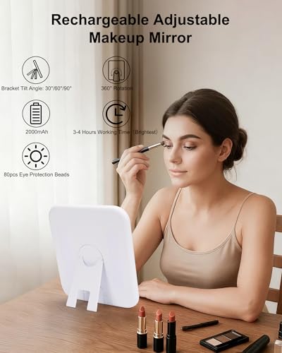 Makeup Bag with LED Mirror