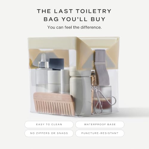 Parcel Clear Travel Kit with Zipperless Magnetic Closure
