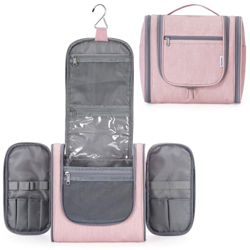 Hanging Toiletry Bag for Women Travel Makeup Bag Organizer Toiletries Bag for Cosmetics Essentials Accessories