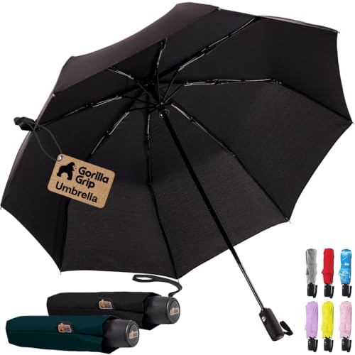 Compact Travel Size Umbrella for Rain (2 Count)
