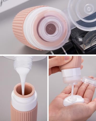 Travel Bottles for Toiletries 8 Pack (8 Count)