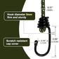 Bungee Cord Luggage Cord Resilience 18 Inch 4 Pieces for SecuringTents (4 Count)