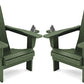 Outdoor Adirondack Chair Set of 2 with Cup Holders (2 Count)