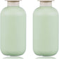 10oz Squeeze Bottles with Flip Cap, Refillable Plastic Travel Bottles for Creams, Lotion, Shampoo, Conditioner (2 Pcs)