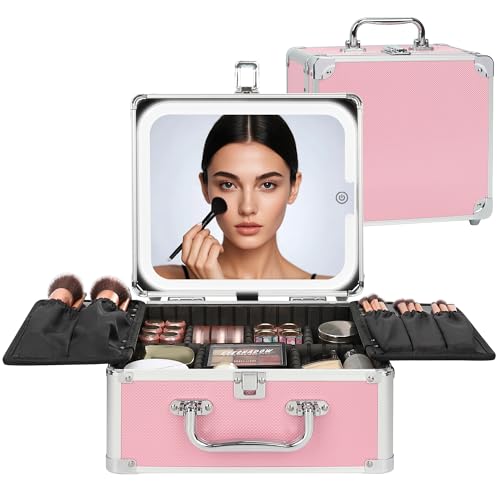 Makeup Bag with LED Mirror