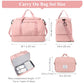 Travel Duffle Bag with Shoes Compartment
