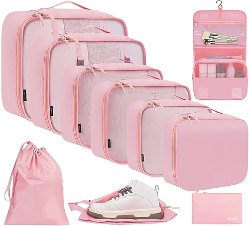 10 Set Packing Cubes Various Sizes Packing Organizer for Travel Accessories Luggage Carry On Suitcase
