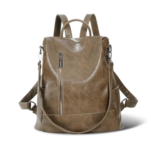 Women Backpack Purse PU Leather Anti
