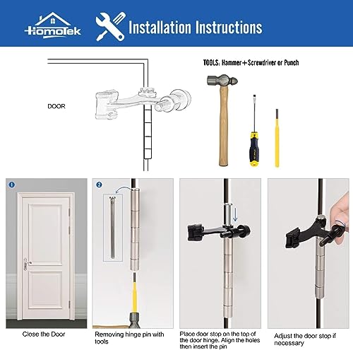 36 Pack Hinge Pin Satin Nickel Door Stopper (36 Count)