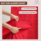 LFH Home Cotton Rich Large Premium Canvas Laundry Bag (6 Count)