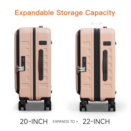 Expandable Lightweight PC Hard Shell Suitcase