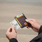 Slim Minimalist Front Pocket RFID Blocking Leather Wallets for Men and Women