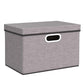 Foldable Storage Boxes with Lids [3 (3 Count)