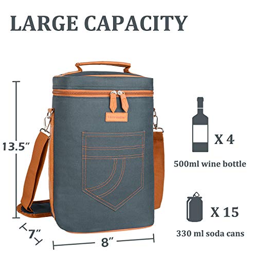 4 Bottle Wine Gift Carrier