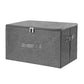 Fabric Storage Bins with Zipper Lids