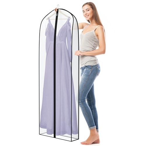 Breathable Dress Bags for Gowns Long Wedding Dress Storage Bags 72in