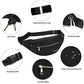 Fashion Cross body Fanny Pack Shoulder Bag for Women Men with Gold Zipper