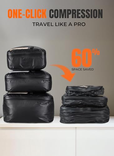 Vacuum Bags for Travel with Wireless Pump