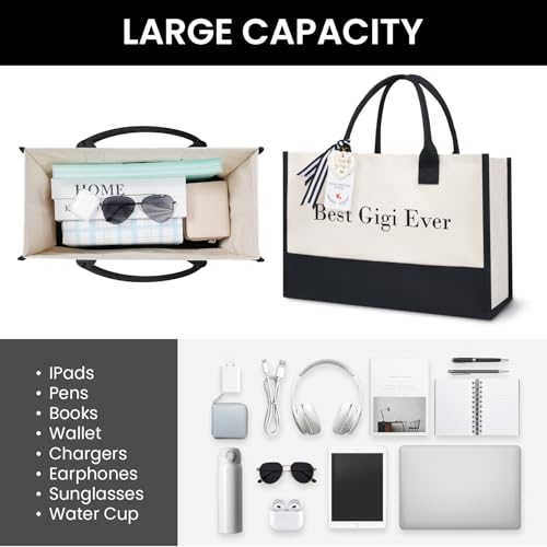 Initial Tote Bag