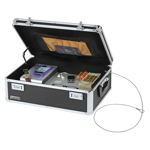 Locking Storage Chest with Dual Combination Lock