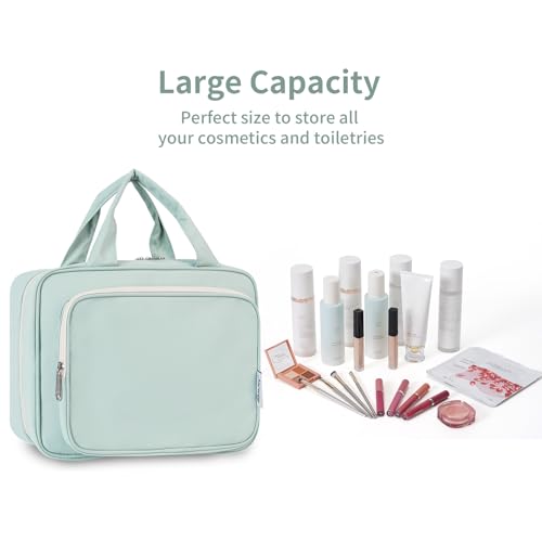Hanging Toiletry Bag for Women Travel Makeup Bag Organizer Toiletries Bag for Travel Size Essentials Accessories Cosmetics